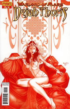 Warlord Of Mars Dejah Thoris #19 Incentive Paul Renaud Martian Red Cover