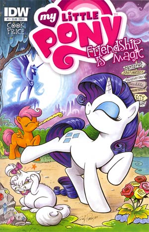 My Little Pony Friendship Is Magic #1 Cover F Rarity
