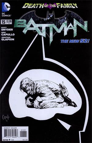 Batman Vol 2 #15 Cover E Incentive Greg Capullo Sketch Cover (Death Of The Family Tie-In)