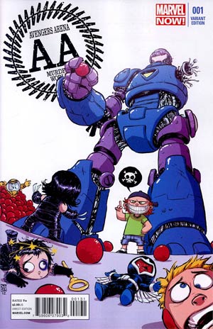 Avengers Arena #1 Variant Skottie Young Baby Cover