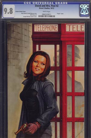 Steed And Mrs Peel Vol 2 #2 Incentive Joseph Michael Linsner Virgin Variant Cover CGC 9.8