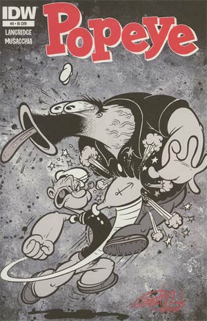 Popeye Vol 3 #8 Incentive Shawn Dickinson Variant Cover