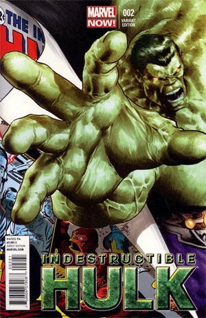Indestructible Hulk #2 Cover B Incentive Mike Deodato Jr Variant Cover