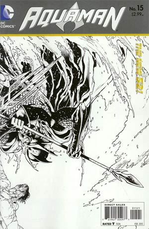 Aquaman Vol 5 #15 Incentive Eddie Barrows Sketch Cover (Throne Of Atlantis Part 2)
