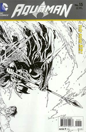 Aquaman Vol 5 #15 Cover C Incentive Eddie Barrows Sketch Cover (Throne Of Atlantis Part 2)