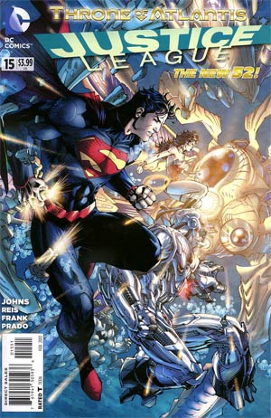 Justice League Vol 2 #15 Incentive Jim Lee Throne Of Atlantis Variant Cover (Throne Of Atlantis Part 1)