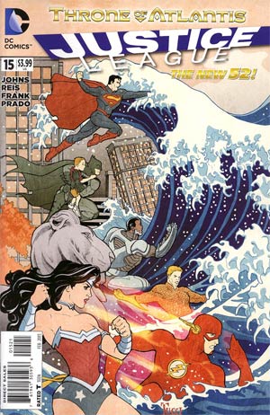 Justice League Vol 2 #15 Variant Billy Tucci Cover (Throne Of Atlantis Part 1)