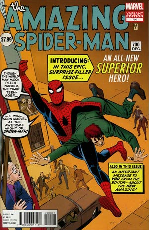 Amazing Spider-Man Vol 2 #700 Cover H Incentive Steve Ditko Variant Cover