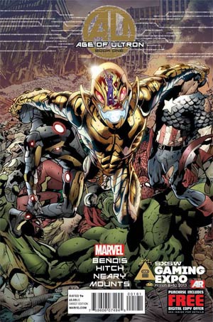 Age Of Ultron #1 Cover A Regular Bryan Hitch Foil Cover