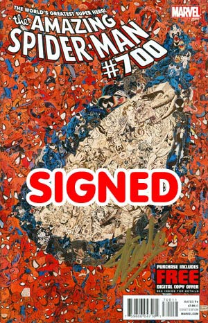 Amazing Spider-Man Vol 2 #700 Cover Q DF Stan Lee Gold Signature Series Signed By Stan Lee
