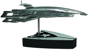 Mass Effect Alliance Normandy SR-1 Ship Replica Limited Silver Metal Finish Edition