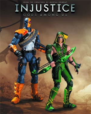 Injustice Gods Among Us Deathstroke vs Green Arrow 2-Pack Action Figure