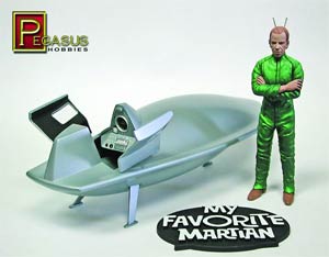 My Favorite Martian Martin & Ship Prebuilt Model Kit