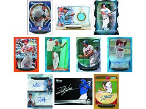 Bowman 2013 Baseball Trading Cards Jumbo Box