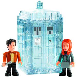 Doctor Who Character Building TARDIS Dematerializing Mini Set