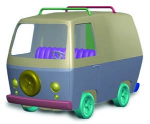 Scooby-Doo Mystery Machine Snap Model Kit
