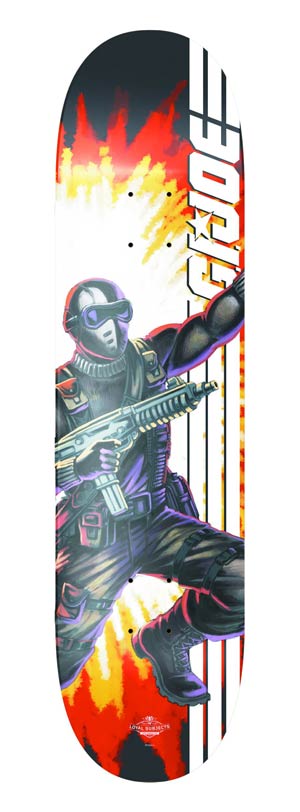 Loyal Subjects x GI Joe Skateboard Deck - Snake Eyes