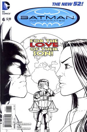 Batman Incorporated Vol 2 #6 Incentive Chris Burnham Sketch Cover