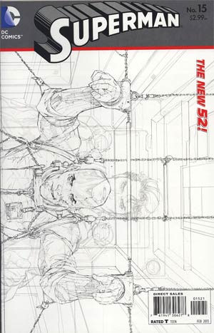 Superman Vol 4 #15 Incentive Kenneth Rocafort Sketch Cover (Hel On Earth Part 7)
