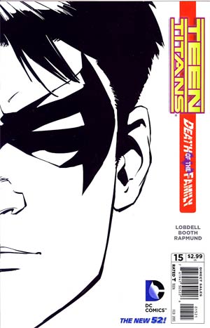 Teen Titans Vol 4 #15 Cover B Incentive Brett Booth Sketch Cover (Death Of The Family Tie-In)