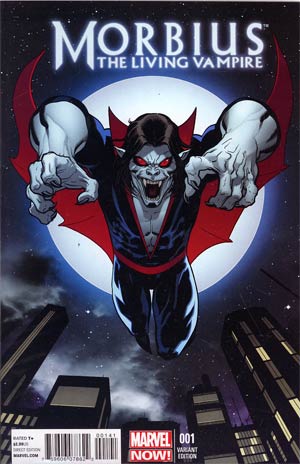 Morbius The Living Vampire Vol 2 #1 Cover B Incentive Ed McGuinness Variant Cover