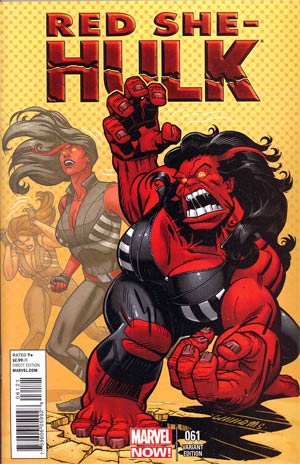 Red She-Hulk #61 Cover B Incentive Dave Williams Variant Cover