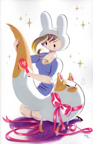 Adventure Time Fionna & Cake #1 Cover D Incentive Frank & Becky Virgin Variant Cover