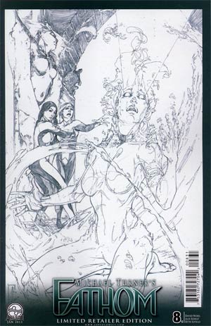 Fathom Vol 4 #8 Cover C Incentive Michael Konat Sketch Cover
