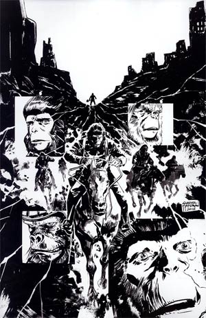 Planet Of The Apes Cataclysm #5 Cover C Incentive Gabriel Hardman Virgin Sketch Cover