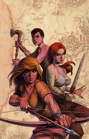 Damsels #4 Incentive Joseph Michael Linsner Virgin Cover