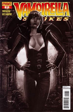 Vampirella Strikes Vol 2 #1 Incentive David Finch Black & White Cover