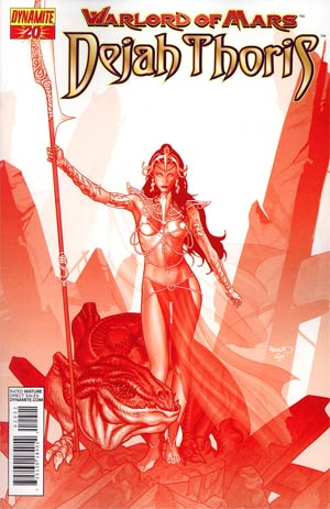 Warlord Of Mars Dejah Thoris #20 Incentive Paul Renaud Martian Red Cover