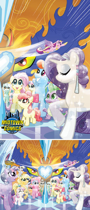 My Little Pony Friendship Is Magic #5 Cover C Midtown Exclusive Tony Fleecs Crystal Ponies Part 2 Of 2 Variant Cover