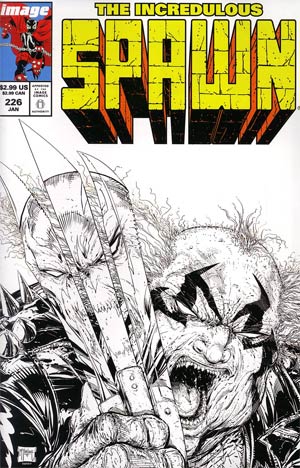 Spawn #226 Cover B Incentive Todd McFarlane Sketch Cover