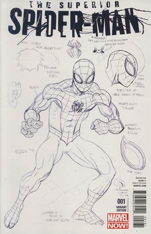 Superior Spider-Man #1 Cover E Incentive Ed McGuinness Design Variant Cover