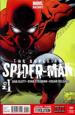 Superior Spider-Man #1 Cover J Incentive Joe Quesada Variant Cover