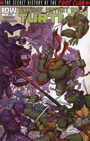 Teenage Mutant Ninja Turtles Secret History Of The Foot Clan #1 Cover B Incentive Rafael Grampa Variant Cover