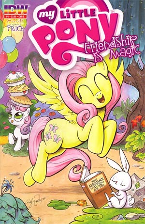 My Little Pony Friendship Is Magic #1 Cover O 2nd Ptg Fluttershy