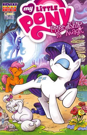 My Little Pony Friendship Is Magic #1 Cover P 2nd Ptg Rarity