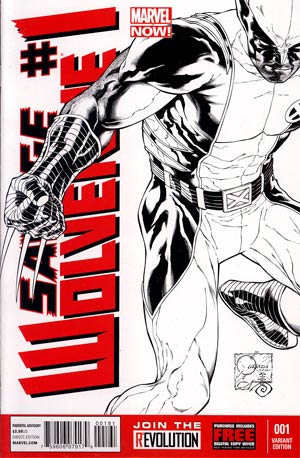 Savage Wolverine #1 Cover F Incentive Joe Quesada Sketch Cover