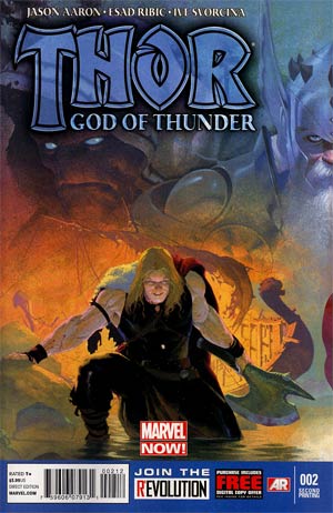 Thor God Of Thunder #2 Cover C 2nd Ptg Esad Ribic Variant Cover