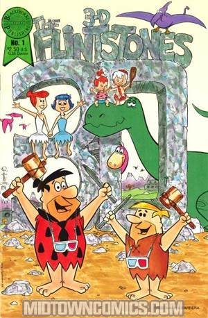 Blackthorne 3-D Series #19 Flintstones In 3-D #1 With Glasses