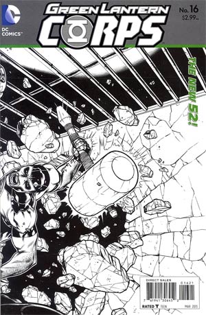 Green Lantern Corps Vol 3 #16 Cover B Incentive Cafu Sketch Cover (Rise Of The Third Army Tie-In)