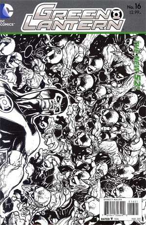 Green Lantern Vol 5 #16 Cover D Incentive Doug Mahnke Sketch Cover (Rise Of The Third Army Tie-In)