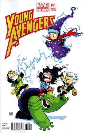 Young Avengers Vol 2 #1 Cover C Variant Skottie Young Baby Cover