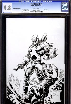 Deathmatch #1 Incentive Whilce Portacio Virgin Sketch Cover CGC 9.8