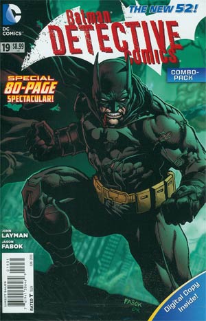 Detective Comics Vol 2 #19 Combo Pack With Polybag