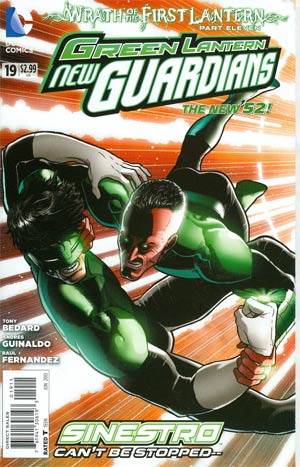 Green Lantern New Guardians #19 Cover A Regular Aaron Kuder Cover (Wrath Of The First Lantern Tie-In)