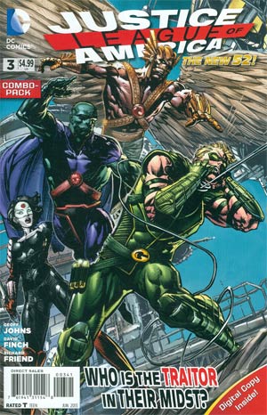 Justice League Of America Vol 3 #3 Combo Pack With Polybag