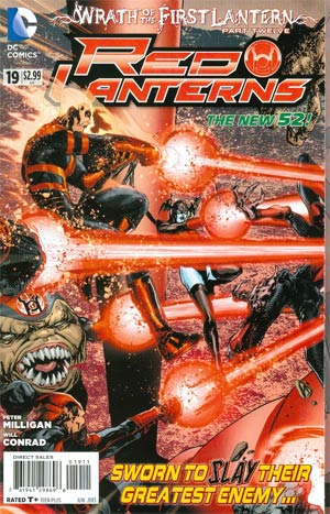 Red Lanterns #19 Cover A Regular Miguel Sepulveda Cover (Wrath Of The First Lantern Tie-In)